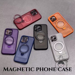 旋轉支架霧面 磁吸無線充 手機殼 防摔 適用於 蘋果 iPhone 15 14 13 12 11 Pro Max 保護殼