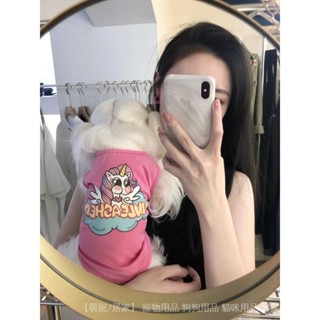 天天|韓國ins馬爾濟斯幼貓夏季無袖背心可愛透氣寵物短袖貓咪狗狗衣服 BWMG