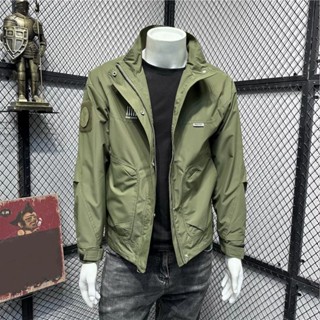 Toxic 男裝 春季上新 新款外套男立領修身休閑韓版百搭男士夾克春秋季潮流痞帥個性上衣