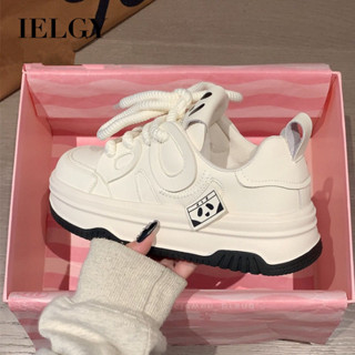 IELGY Fire Wild厚底熊貓白板鞋女2025休閒運動老爹鞋