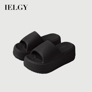 IELGY 超厚底拖鞋女夏季韓版時尚純色百搭eva高度