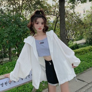 A11新款夏季透氣薄款戶外防曬衣女百搭防曬服空調開衫外套上衣潮 防曬衣 開衫外套女 薄外套
