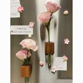 【居家生活裝飾用品】可以養花的冰箱貼磁吸養花冰箱貼花瓶創意3d立體磁性墻麵立體裝飾