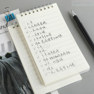 計劃本✨✨A7上翻線圈本日程清單本todo記事本單詞本筆記本小號便攜記事本 日計畫 週計畫 月計劃 日記本 記事本