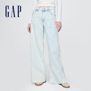 Gap 女裝 直筒牛仔褲-淺靛藍(740095)
