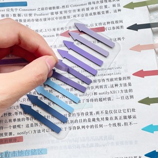 【熱銷好物】200張彩色標籤貼 索引貼 便簽貼紙 螢光箭頭平頭透明抽取式分類貼 學生文具