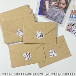 ✨新店促銷☜桃園出貨✨復古棕色牛皮紙信封袋加厚ins出卡材料卡套信封袋信紙信封袋批發