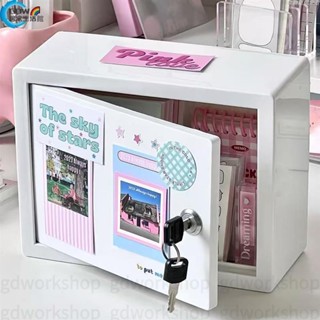 🌸桃園出貨🌸收納櫃 diy收納架 置物架 美式復古 書桌 桌上置物架 化妝品收納 文具 公仔 桌面收納 ins收納小