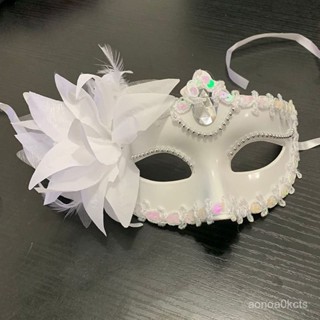 【小蓮的賣場】面具 派對面具 女款半臉公主兒童節面具化妝舞會舞臺錶演COS古風超僊道具