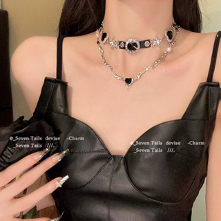 黑鉆朋克choker項鏈甜酷辣妹美式復古鎖骨鏈2025新款爆款小眾頸鏈Fashion SHOP