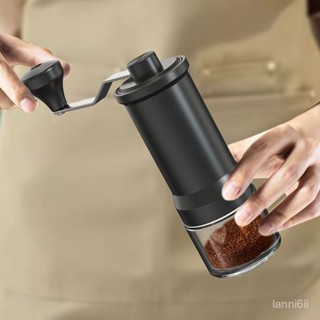 手搖磨豆機 手搖 咖啡磨豆機 手動研磨器 手磨咖啡機家用意式可水洗小型手動咖啡豆研磨機便攜研磨器磨粉機 戶外便攜研磨