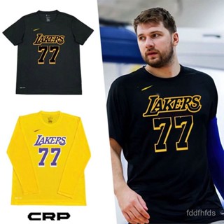【臺灣出貨】2025最新款NBA湖人隊東契奇球衣籃球東契奇兒童球衣短袖速乾透氣上衣投籃訓練服