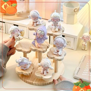 ✨臺灣發貨✨盲盒展示架 公仔展示架 泡泡瑪特手辦收納 擺件置物架 陳列架 實木收納架293