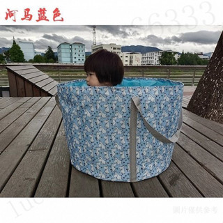 沐浴桶 兒童泡澡袋 旅遊泡澡桶 簡易泡澡袋 兒童洗澡沐浴盆 便攜式泡澡桶兒童可折疊免安裝泡澡袋家用洗澡寶寶旅行戶外洗澡盆