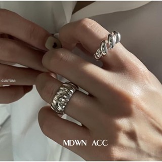 🤍CUSTOM🤍ins 冷淡風 個性百搭 不規則開口戒指 指環