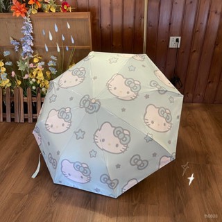 🔥24h限時促銷📣【2.6萬人好評】凱蒂貓全自動折疊雨傘學生ins晴雨兩用可愛太陽傘防紫外綫遮陽傘【歡歡優選】 AJ6Z