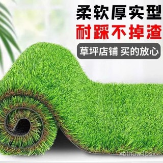 臺灣熱賣🐀񙛿真草坪地毯幼兒園加厚墊子人工戶外人造塑膠草皮隔熱陽臺裝飾 NW4M