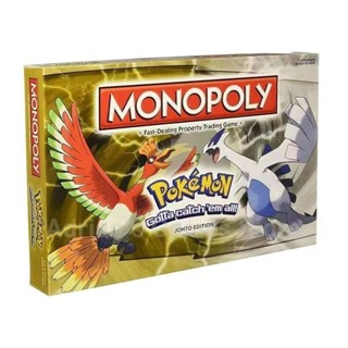 寵物小精靈大富翁寶可夢Johto Edition英文桌遊卡牌遊戲