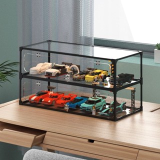 臺灣出貨 模型展示盒 模型收納盒 模型車展示 亞克力樂高SPEED係列收納展示架掛墻防塵罩寢室車模透明展示盒