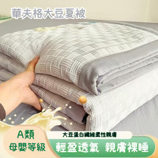 臺灣出貨 A類大豆縴維空調被 涼感被 冰冰被 薄被 四季被 素色涼被單人 夏被 可水洗涼被雙人 單人被 夏天棉被 冰涼被