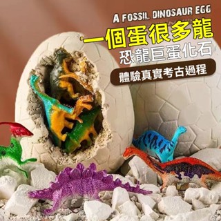 【臺灣出貨】模擬恐龍 恐龍模型 超大恐龍蛋 玩具 DIY 兒童擺件 霸王龍/暴龍/三角龍