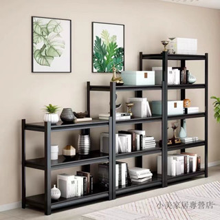 【小美家居專營店】可定製廚房置物架落地式多層微波爐收納架電器鍋具儲物架可加圍欄