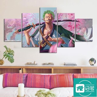海賊王無框畫 航海王 ONE PIECE 索隆 三刀流 佐羅 尾田榮一郎漫畫海報裝飾掛畫 房間裝飾畫 壁畫