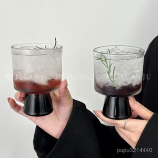 解憂雜貨鋪ins風中古vintage簡約高階感小眾創意矮腳家用手把杯甜筒杯咖啡杯 水杯 馬克杯 創意水杯 搞怪啊水杯 生
