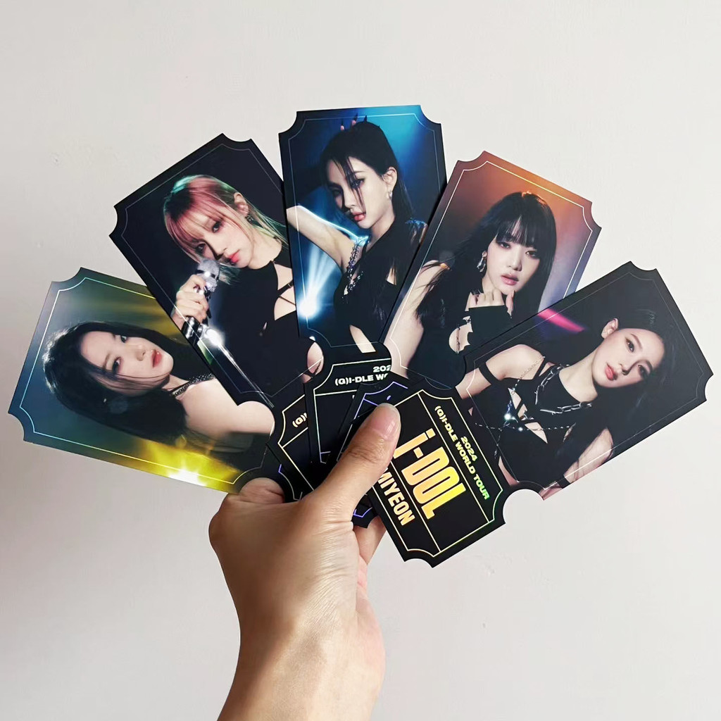 GIDLE 女娃 2024世巡演唱會 首爾場 週邊鐳射紀念票根 全新未拆