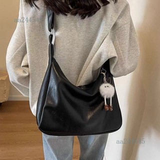 店長推薦#2025簡約大容量包包女秋冬新款時尚百搭休閑單肩包學生通勤斜挎托特包