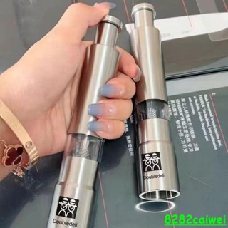 樂寳【研磨器】德國工藝 不銹鋼胡椒研磨器 現磨黑胡椒花椒玫瑰海鹽 手動雙頭 兩用