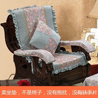 【店鋪熱銷】單個坐墊帶靠背海綿墊實木椅墊紅木老式木頭沙髮墊連體冬季硬加厚 沙發坐墊 木沙髮坐墊