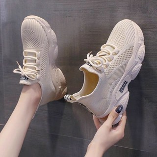 【XX|茜茜 SHOP】免運 軟底休閒鞋 透氣網麵鞋 防滑運動鞋 百搭顯瘦軟底老爹鞋 軟底帆布運動鞋 運動鞋薄款