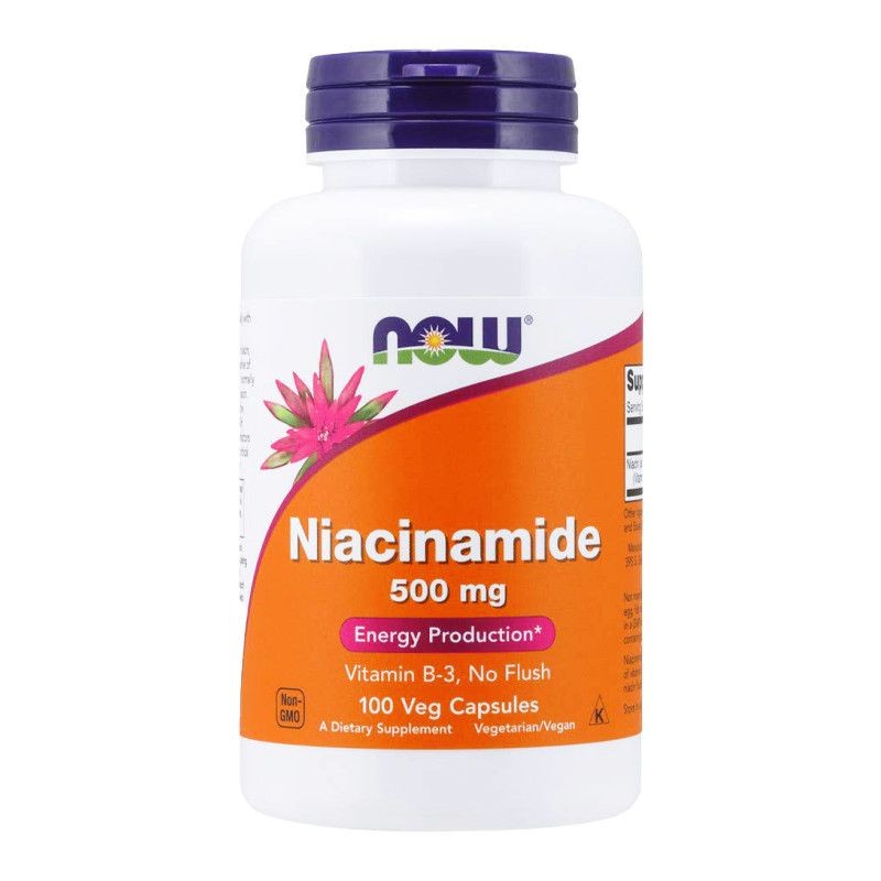 NOW foods 諾奧 煙醯胺維生素b3 小分子口服 500mg 100粒