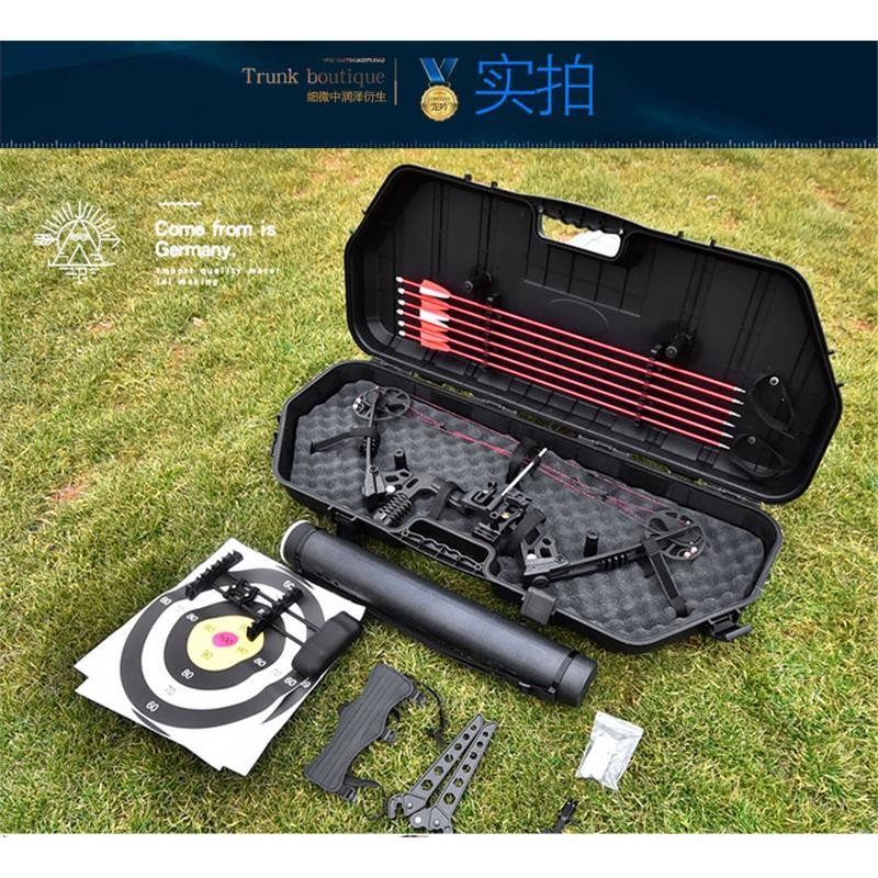 滑輪弓 反曲弓 滑輪弓箭 比賽弓射箭 弓 射程300米大威力複閤弓箭閤金射兩用戶外專業反曲弓滑輪射魚套裝l 5DL2