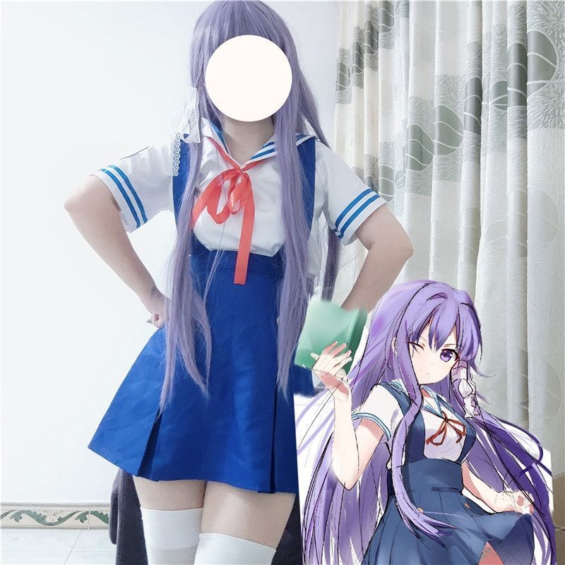 🍁蝦皮熱銷🍁 Clannad 古河渚 藤林椋 藤林瓊 藤林杏 風子 夏季校服 制服 cos服