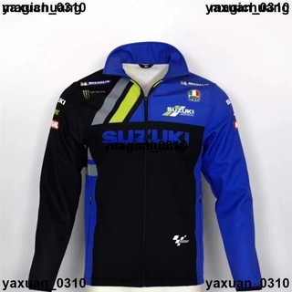 【廠家現發】GP 賽車服夾克機車騎行SUZUKI車隊版拉鍊越野騎士服男女外套歐碼加大2025新款