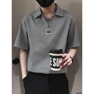 男士POLO短袖👕 韓版夏季新款 翻領短袖polo衫 潮牌男士 修身潮流 百搭五分袖 t恤上衣