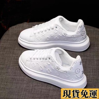 🌸限時低價🌸 【店鋪熱銷】印花麥昆小白鞋2025新款男鞋透氣百搭潮流校園情侶款板鞋增高運動 休閒鞋男 板鞋 運動鞋