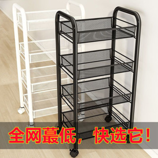 小推車置物架廚房多功能零食架家用床頭收納儲物架落地多層可移動收納架 置物架 收納櫃 層架