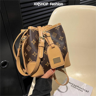 【XX|茜茜 SHOP】免運 高階感女包包2025新款時尚百搭洋氣單肩斜挎水桶包大容量小眾溫柔