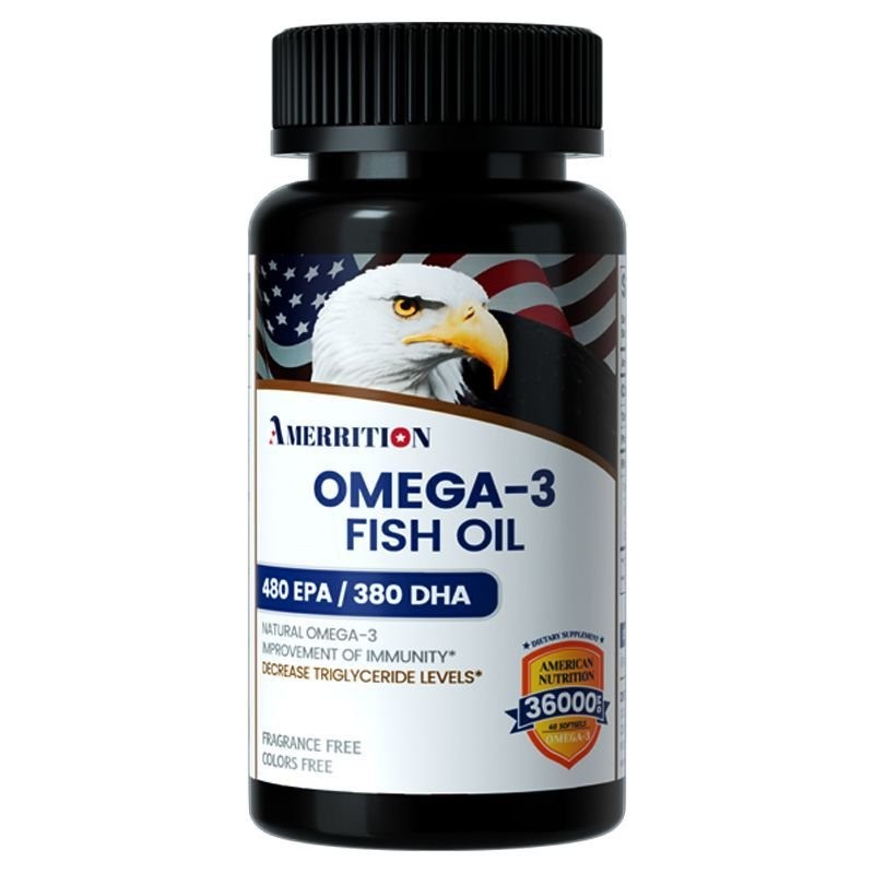 美國 Amerrition 麥瑞紳坤魚油高含量 Omega-3 提記憶力  rTG型正品
