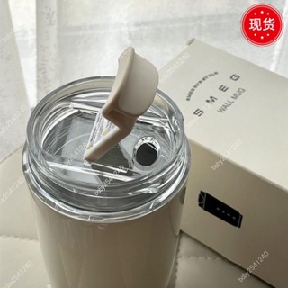 ✨桃園出貨✨+可開統編Smeg斯麥格杯子不鏽鋼304內膽隨行杯ins咖啡杯學生杯pdd4.25
