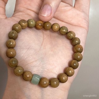 💖限時購💖綠檀木圓珠手串 女生簡約佛珠 木質香手鍊 情侶檀香手串 男民族風閨蜜手串 新款時尚潮流手鍊 6ZMW