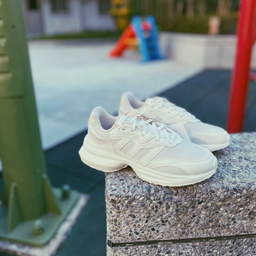 Adidas Originals Zentic 燕麥奶 奶茶色 米杏 舒適 增高 厚底 GX0425