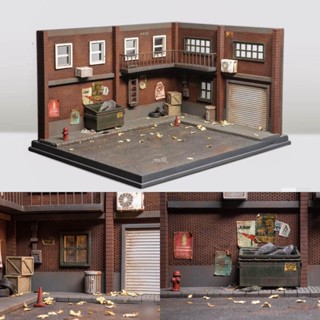 有貨 車模場景 車模停車場 模型展示 Model art 聯名 Liberty 64 微縮場景第四款 汽車模型場景擺件新