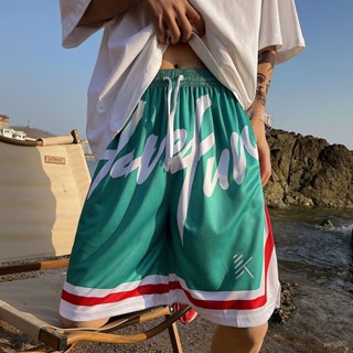 🌜現48h爆款精品🌛潮牌美式籃球短褲湯普森男士夏季寬鬆跑步透氣訓練運動休閒五分褲【嘉嘉優選】
