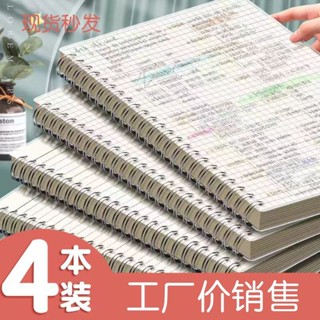 【桃園出貨！高品質款】【工廠價】超厚綫圈本b5方格本ins高顔值初高中學生a4筆記本本子
