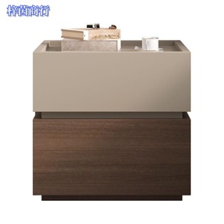 🟣梓茵商行🟣床頭櫃窄櫃 高床頭櫃 柚木床頭櫃 指紋床頭櫃 實木櫃 實木收納櫃
