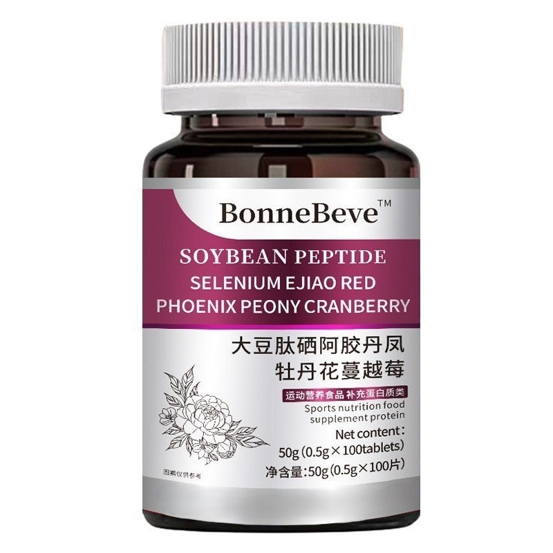 大豆肽硒阿膠丹鳳牡丹花 蔓越莓 大豆肽硒